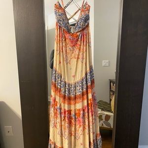 Free people never worn maxi dress